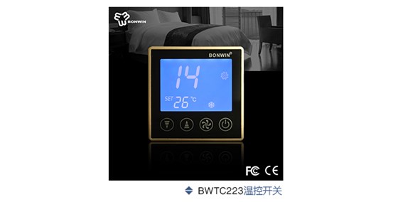 联网型空调温控开关——系统概述：接纳国际最先进的微电脑控制芯片，通过RS485通讯协议，实现节能和远程控制要求