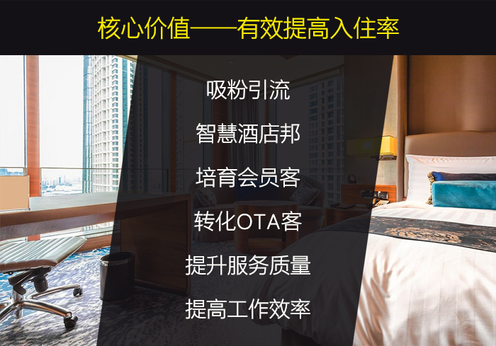 铂金智慧旅馆系统的价值——吸粉引流，智慧旅馆邦，培育会员客，转化OTA客，提高效劳质量，提高事情效率